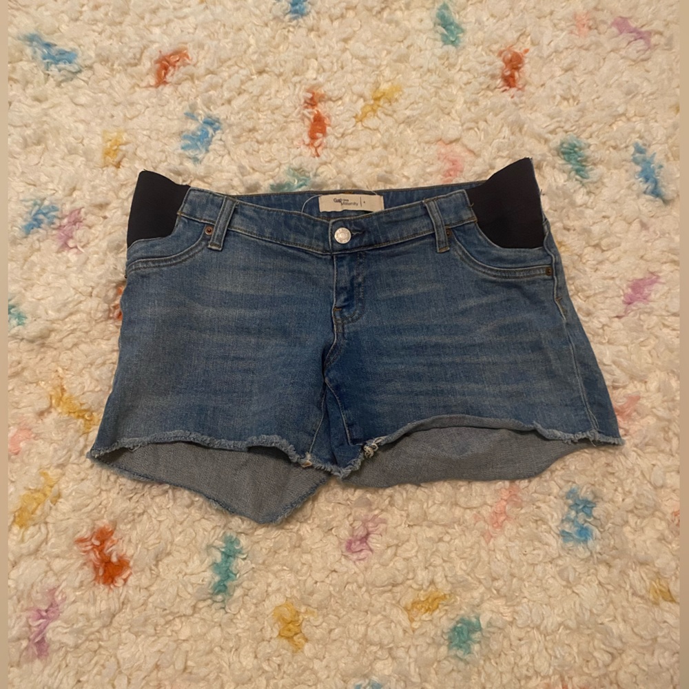 Maternity Under the Belly Jean Shorts